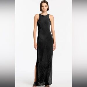SIR SURI maxi dress in black